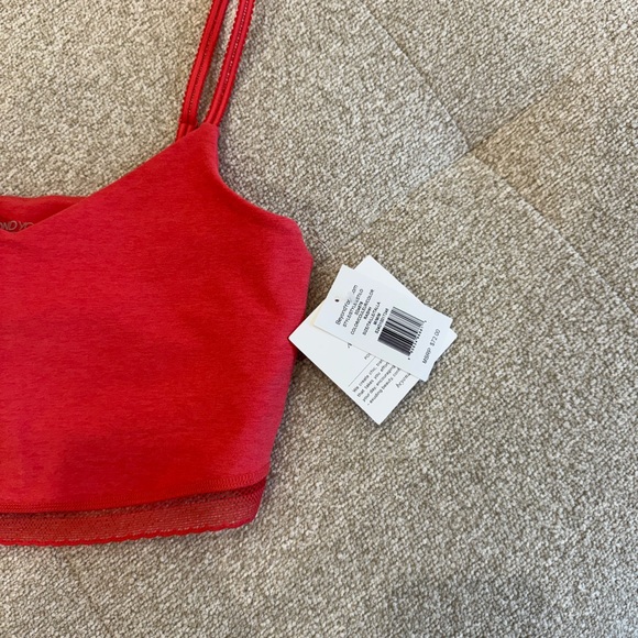 NWT BEYOND YOGA SPACE DYE ALLURE LACE TRIM - LIGHT RED - SIZE M - Picture 4 of 7